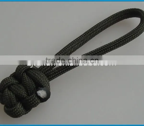 Custom Design Braided Handmade Cobra Weaving Paracord Zipper Puller Fist Knot Paracord Zipper Puller photo-6