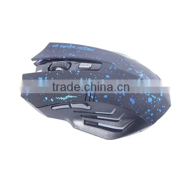6 Buttons Mouse,Wireless Computer Mouse,Colorful Optical Gaming Mouse photo-3