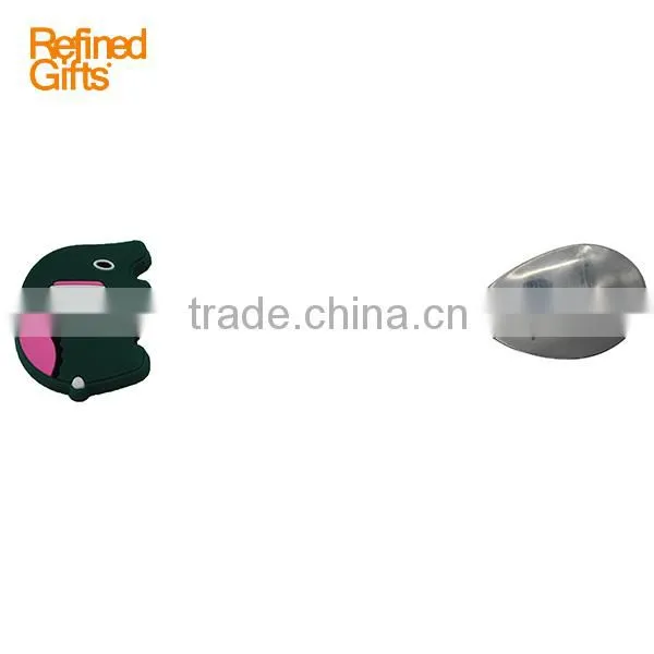 Whoelsale Menufacture Cute PVC Rubber Black CARTOON Spoon Accept Bespoke