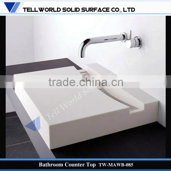 TW EXW Artificial Marble Bathroom Sink