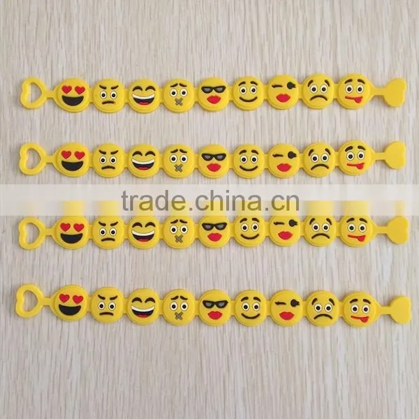 Cheap Custom Silicone Rubber Slap Bracelet / Snap Band photo-5