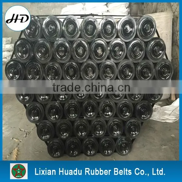 Coal Mining Industry Belt Conveyor Impact Rubber Idlers photo-4