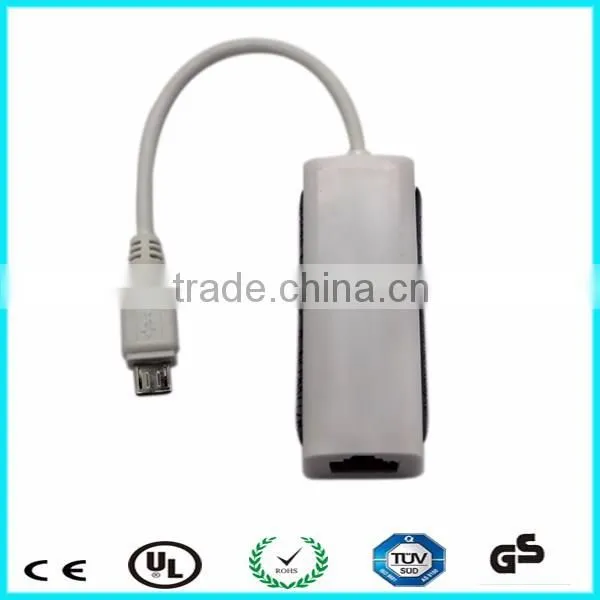 RTL8152 Factory OEM Micro Usb Rj45 Adapter for IOS / Windows / Android photo-6