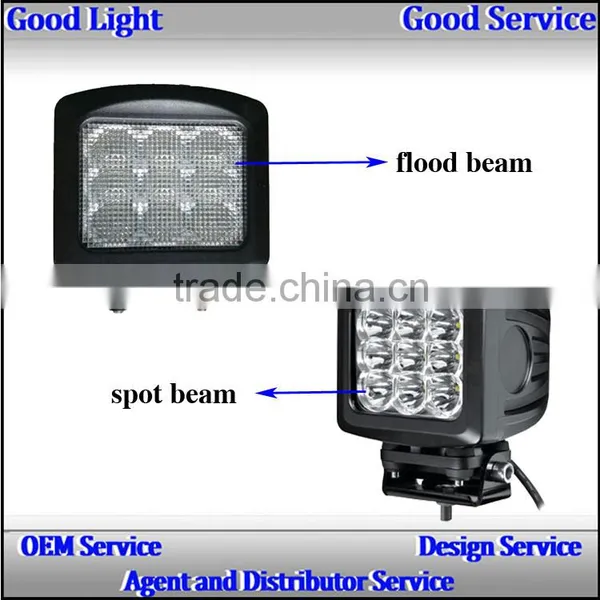 Square 5.2'' 90w Led Work Light for Driving Spot Led off Road Light for Truck, Atv, Suv,heavy Duty photo-4