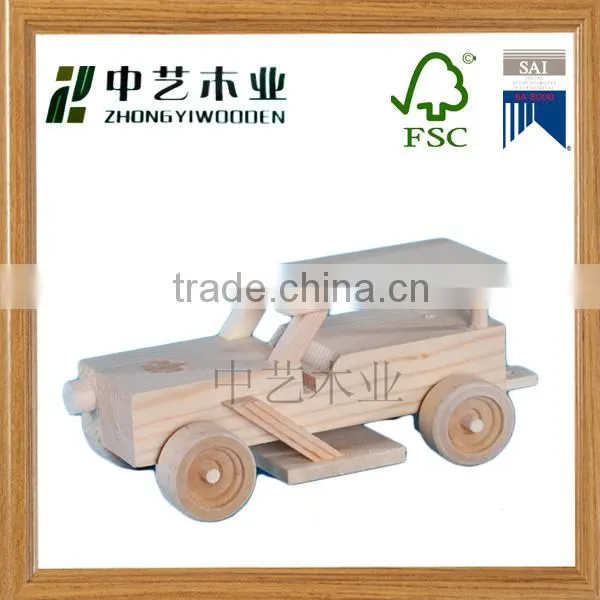 Wholesales in China Cheap OEM Eco-friendly Handmade DIY Wooden Truck Toys for Kids photo-3