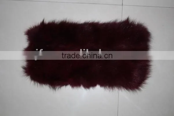 Deluxe Style Pretty Ladies Fox Fur Leg Warmes High Knee Fur Socks Fur Boots Warmers photo-4