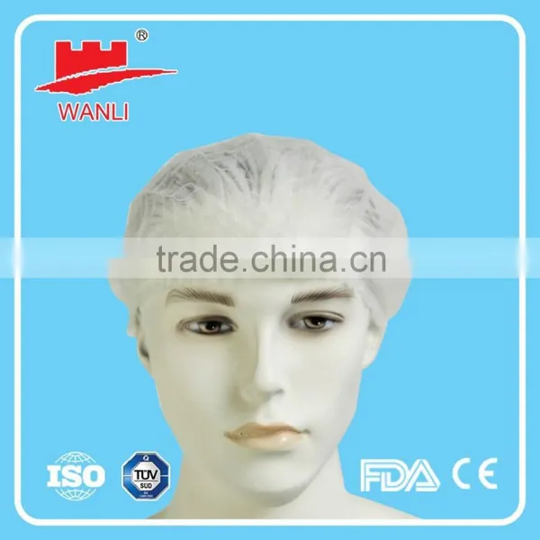 Colorful Crimp Cap Disposable Non Woven Mob Clip Cap photo-4