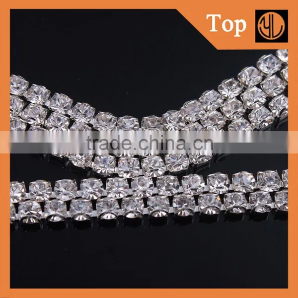 Wholesale Glass Crystal Rhinestone Cup Chain for Wedding Dress photo-4