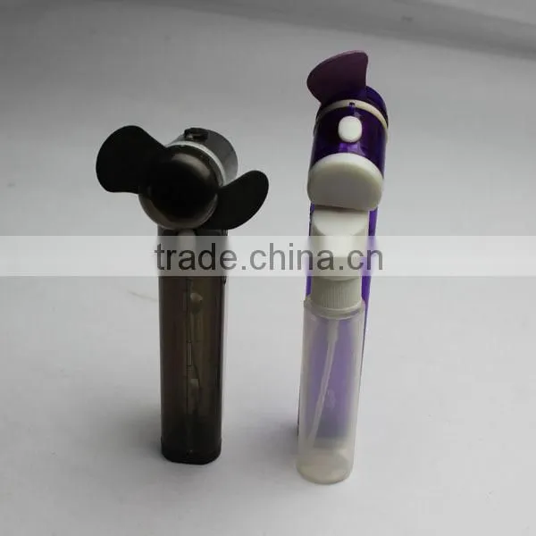 Water Mist Fan Type MIST SPRAY FAN Cool Refreshing Hand Held Portable NEW Sealed Purple Hand Held photo-3