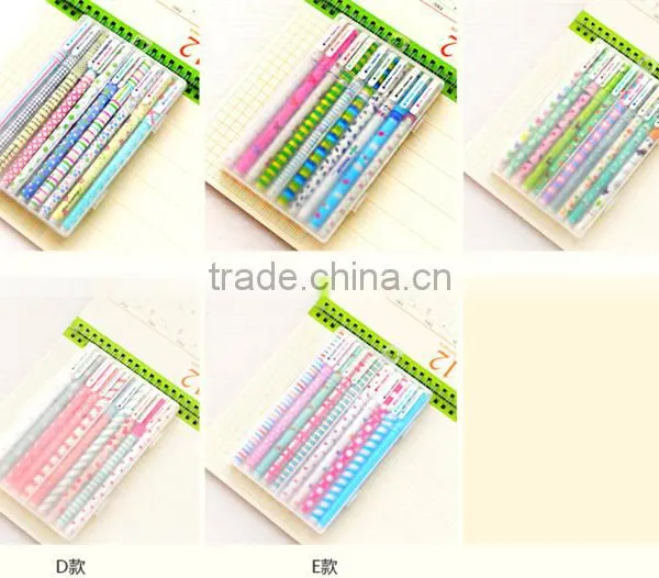 10 Colors Gel Pen Stationery Office Learning Cute Pen photo-3