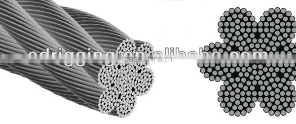 Wire Rope DIN3066 6X37+IWRC