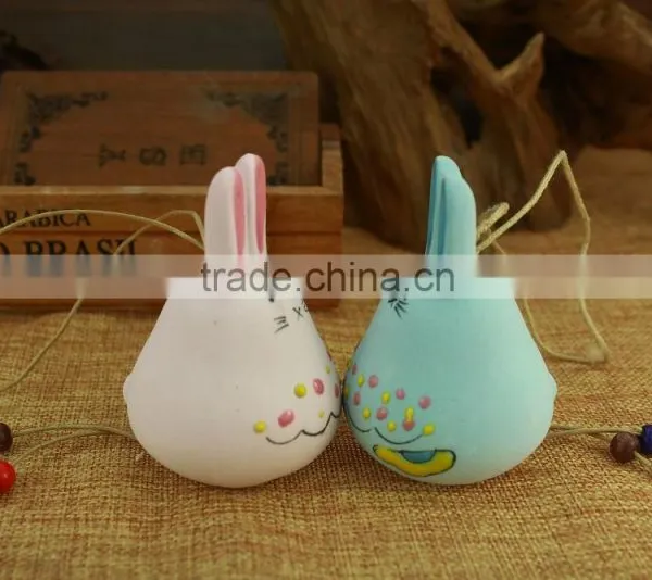 Lovely Rabbit Shape Ceramic Wind Chime on Sales