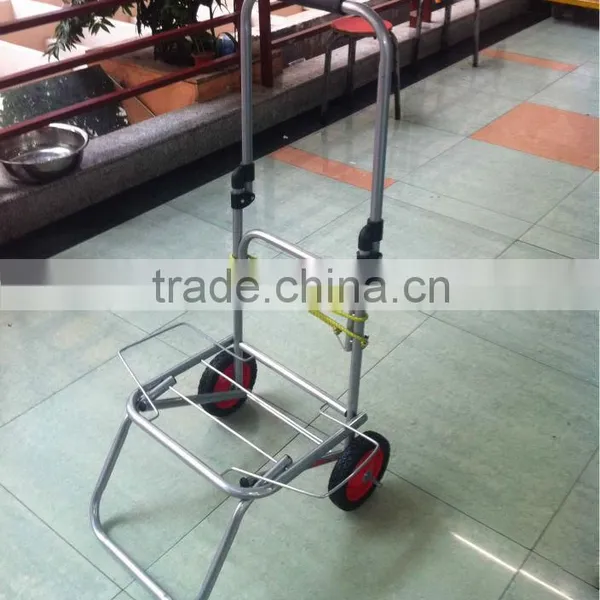 Popular Folding Shopping Cart Pink,metal Luggage Cart, Dbest Carts