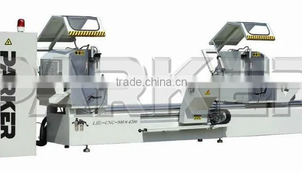 PVC Profile Cnc Control Double Mitre Cutting Saw/upvc Window Frame Cutting Machine/PVC Profile Cutting Machine photo-5