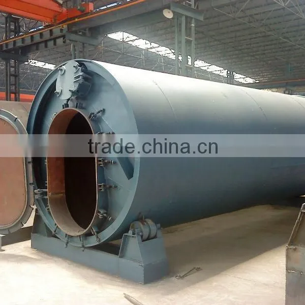 Popular in Pakistan Waste Tyre Pyrolysis Refining Machine