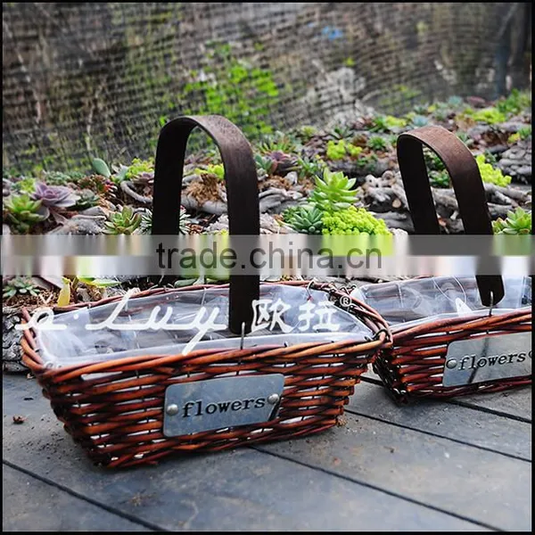Rectangle Shape Wicker Basket Willow Basket photo-4