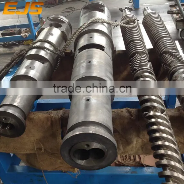 65/132 Extruder Bimetallic and Nitrided Conical Twin Screws Barrels photo-2