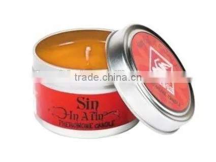 Metal Lid Tin Candle Branded Label Wholesale photo-5