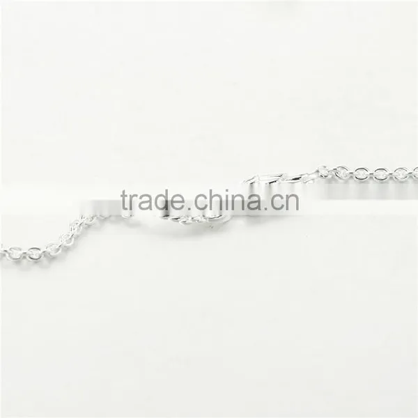 19CM China Manufacturer Ally Express Wholesale Silver Bracelet Jewelry photo-2