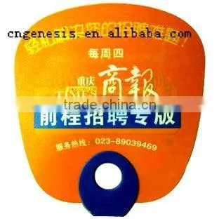 Printing pp Hand Fan Promotion Custom Cheap Advertising Fan Mini Plastic Hand Fan photo-4