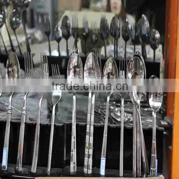 Custom Disposable Silver Plastic Fork Knife and Spoon Individual Wrapped for Airline photo-4