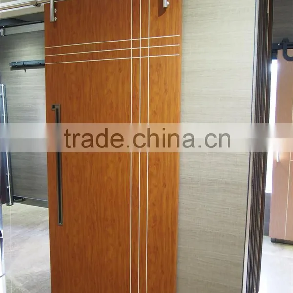 2016 Single High Quality Oak Wooden Panel Main Door Designs photo-2