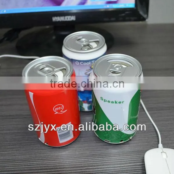 JY26 Cocacola Can Mini Music Speaker USB Amplifier for Audio Portable Wireless Bluetooth Speaker photo-4