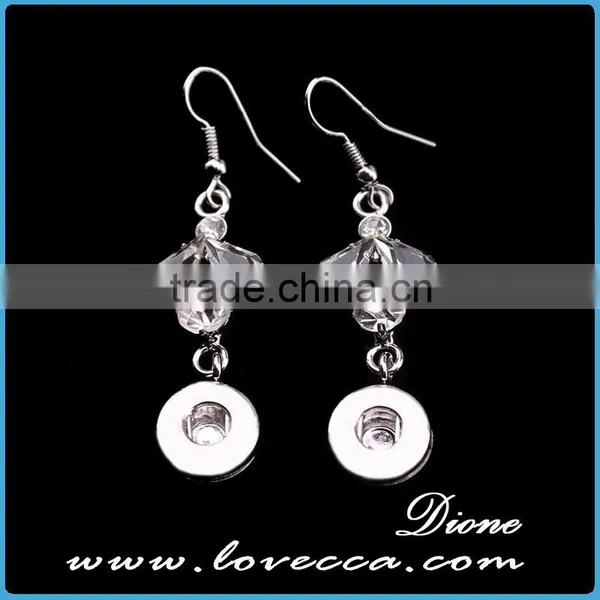 Turkish Fashion Jewelry Wholesale Elegant Silver Women Crystal Earrings photo-3