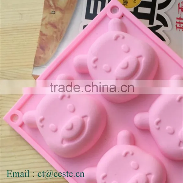 CTBED121 Silicone Soap Molds for Mp Soap Making Symphony 6 Piece In One Winnie Bear photo-2