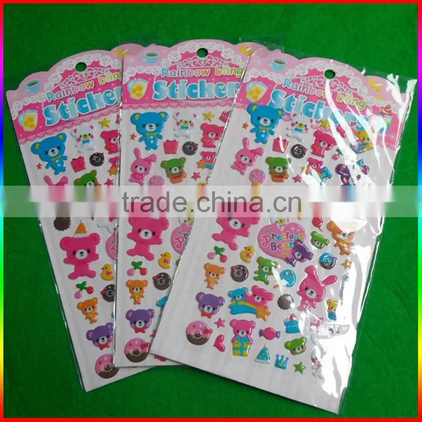 Bears 3D Puffy Stickers Lovely photo-4
