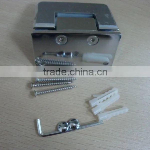 Stainless Steel 90 Degree One Side Glass Door Hinge For Shower Door With Screws photo-3
