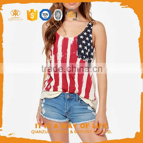 Summer Hot Deisgn Sleeveless Women Vest Top Tank Shirt photo-2