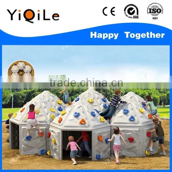 2015 Top-quality Outdoor Playground Artificial Climbing Walls for Kids photo-3