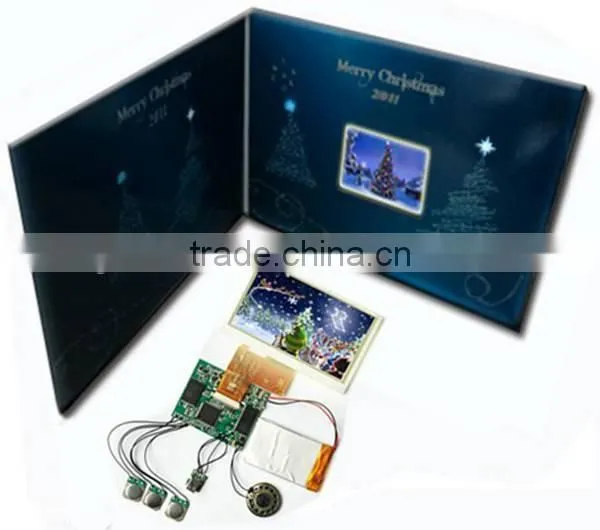 Hot Sale 7 Inch A4 Paper Card Lcd Video Business Card for Advertising photo-6
