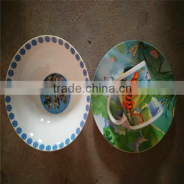 Ceramic Plate Kids Bearfask Porcelain Set With 2016 Bowl photo-3
