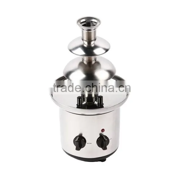 China Factory Supply High Quality Homehold 3 Layers Mini Cheap Chocolate Fountain for Sale photo-2