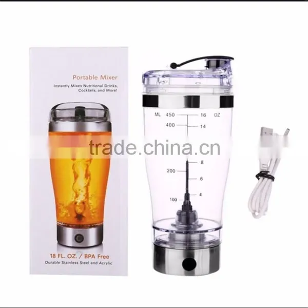 Bulk Items of Titan Gel Li-ion USB Rechargeable Stainless Steel Vortex Electric Protein Shaker Mixer Cup Joyshaker photo-4