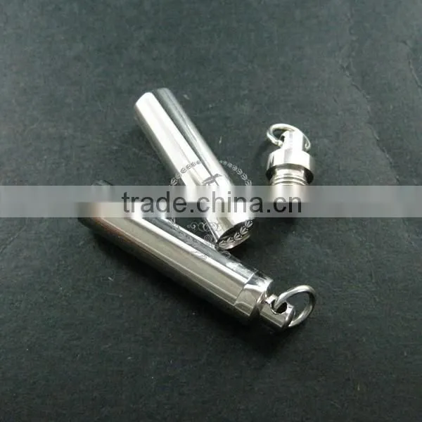7x36mm 316L Stainless Steel Perfume Tube Box Screw Top Wish Vial Pendant Charm DIY Jewelry Supplies 1820250 photo-3