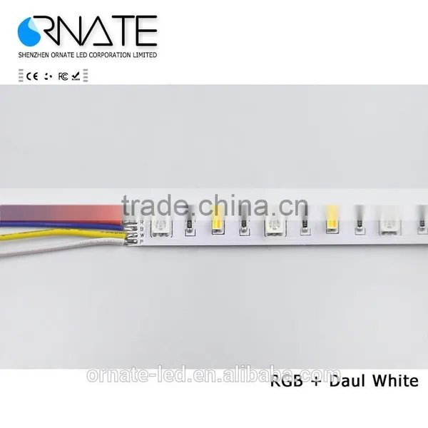 2016 New Product 12V 24V 5050 RGB + 3527 Dual White Led Strip IP20/IP65/IP67/IP68 photo-2