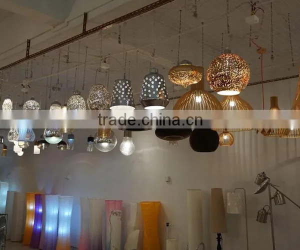 Chrome Metal Chandelier Frames Clear Crystal Beads Modern Pendant Lamp / Light photo-2