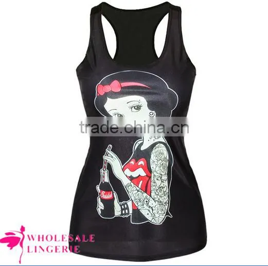 Cool Snow White Tank Top Summer Tank Top Stringer Tank Top Women Wholesale