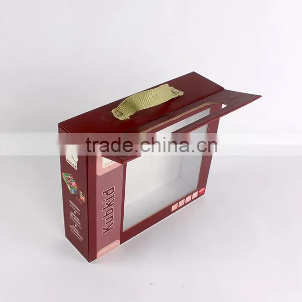 Custom Toy Folding Paper Gift Box With Handle photo-4