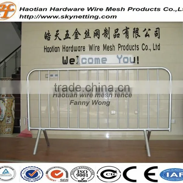Hot Dipped Galvanized After Welding Temporary Fence Welded Pipe Crowd Control Barrier Queue Control Fence Panel photo-2