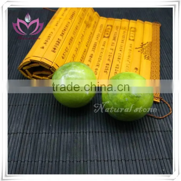 Green Jade Hand Balls Hand Exercise Balls Massage Ball