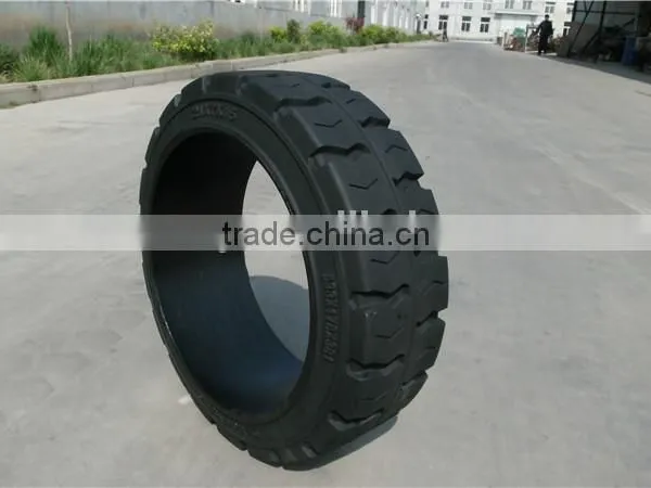 Swivel Press on Solid Rubber Tire for Trailer China Supplier photo-5