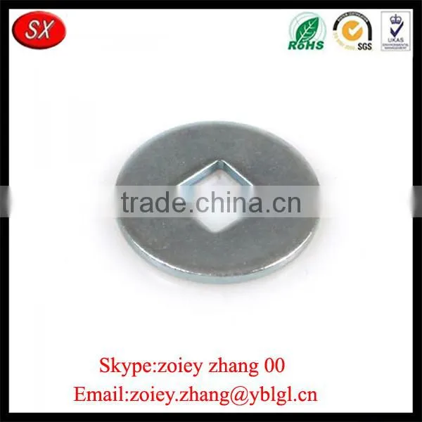 China Manufacture Precisioon Galvanized Steel Square Hole Washer photo-4