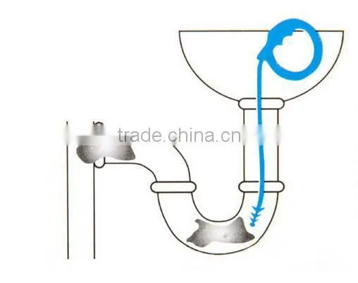 Retractable Drain Cleaning Tool Plumbing Dredger Removing Hair Clogs Works on Showers Bathroom Sinks Kitchen Sinks photo-3