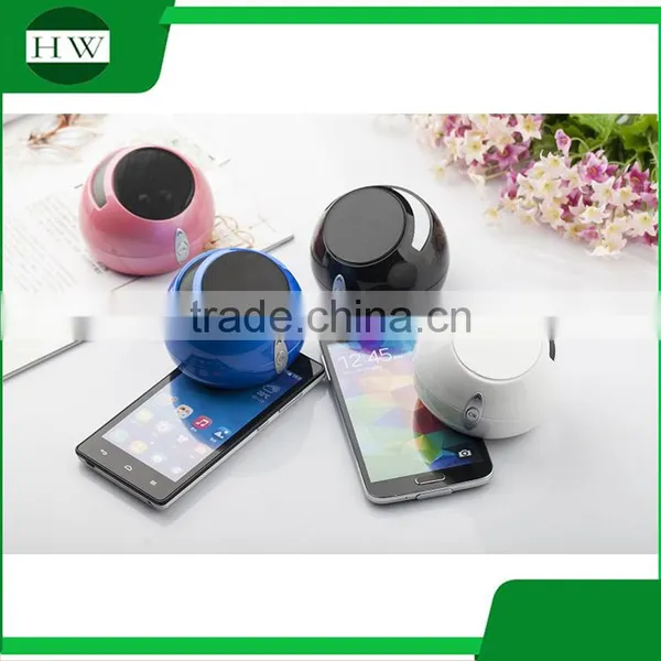 Ball Shape Anti Gravity Mobile Phone Sucker Stand Holder Sound Box Mini Portable Wireless Bluetooth Speaker photo-2