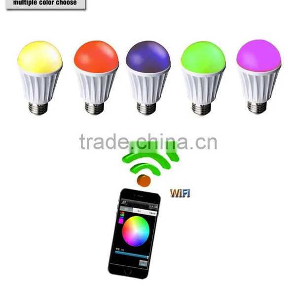 China Supplier Easily Replaceable Low Power Consumption LED Bulb, Colorful Wifi Controller Led Light for Party photo-5