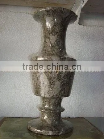 DECORATIVE OCEANIC GEM MARBLE FLOWER VASES photo-2